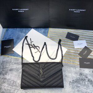 Yves Saint Laurent black shoulder bag